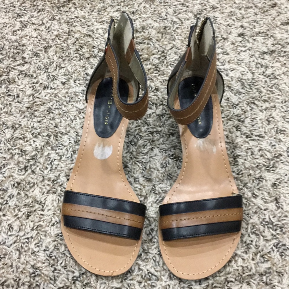 Tommy Hilfiger Wedge Ankle-Strap Heels